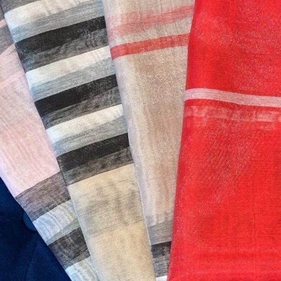 Fashion Lightweight Viscose Striped Scarves - Picture 14 of 14